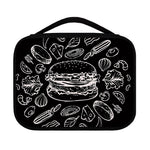 Black And White Hamburger Print Classic Bible Case