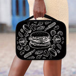Black And White Hamburger Print Classic Bible Case