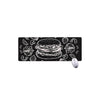 Black And White Hamburger Print Extended Mouse Pad
