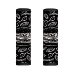 Black And White Hamburger Print Handle Covers