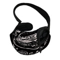 Black And White Hamburger Print Pet Sling Carrier