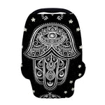 Black And White Hamsa Print Baby Seat Cover