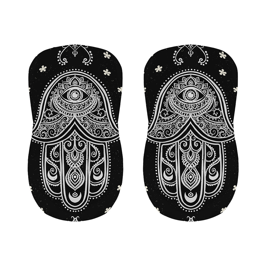 Black And White Hamsa Print Bar Stool Covers