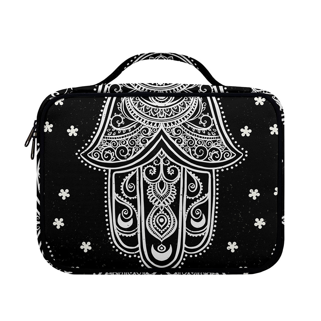 Black And White Hamsa Print Briefcase Bible Bag