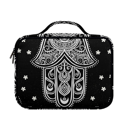 Black And White Hamsa Print Briefcase Bible Bag