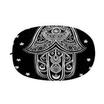 Black And White Hamsa Print Car Side Mirror Covers