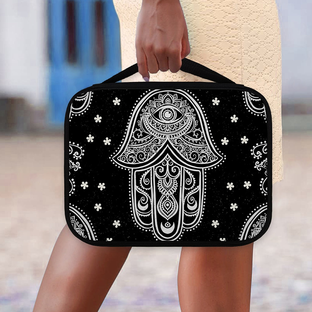 Black And White Hamsa Print Classic Bible Case