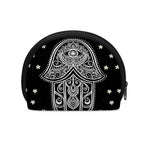 Black And White Hamsa Print Coin Purse