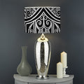 Black And White Hamsa Print Drum Lamp Shade