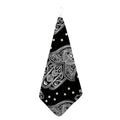 Black And White Hamsa Print Hand Towel