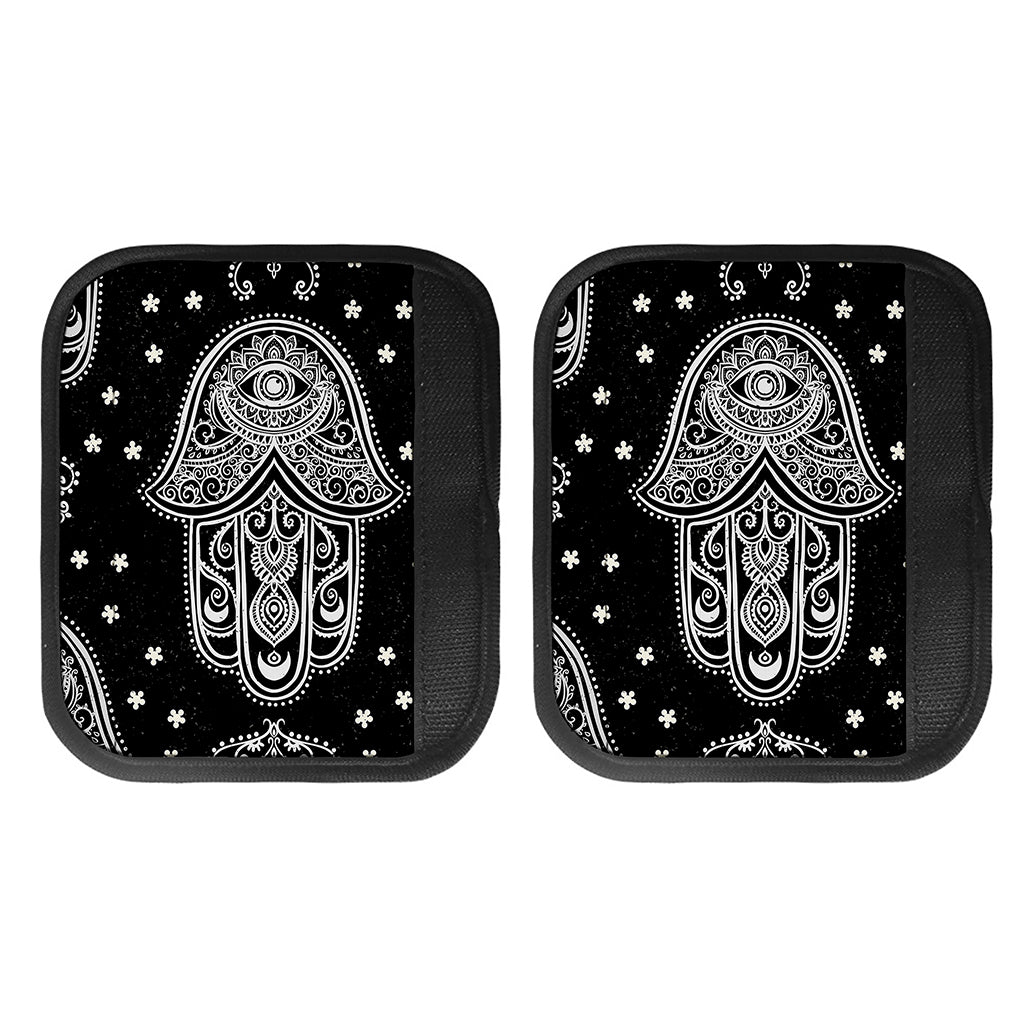 Black And White Hamsa Print Handle Covers