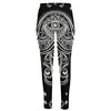 Black And White Hamsa Print High-Waisted Pocket Leggings