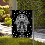 Black And White Hamsa Print House Flag