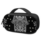 Black And White Hamsa Print Insulin Cooler Travel Case