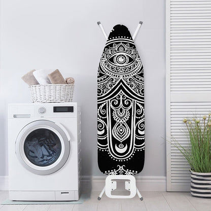 Black And White Hamsa Print Ironing Board Cover