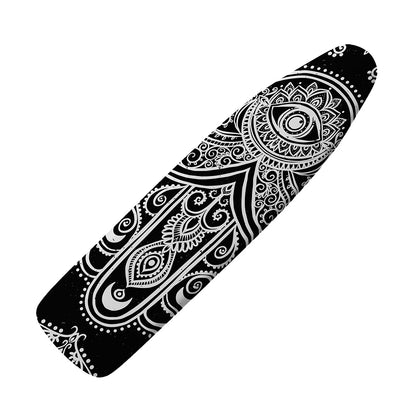 Black And White Hamsa Print Ironing Board Cover
