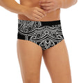 Black And White Hamsa Print Men's Briefs