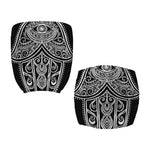 Black And White Hamsa Print Office Chair Cover