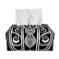 Black And White Hamsa Print Rectangle Tissue Box Cover