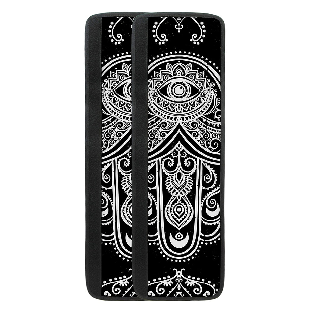 Black And White Hamsa Print Refrigerator Handle Covers
