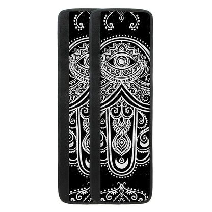 Black And White Hamsa Print Refrigerator Handle Covers