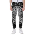 Black And White Hamsa Print Joggers