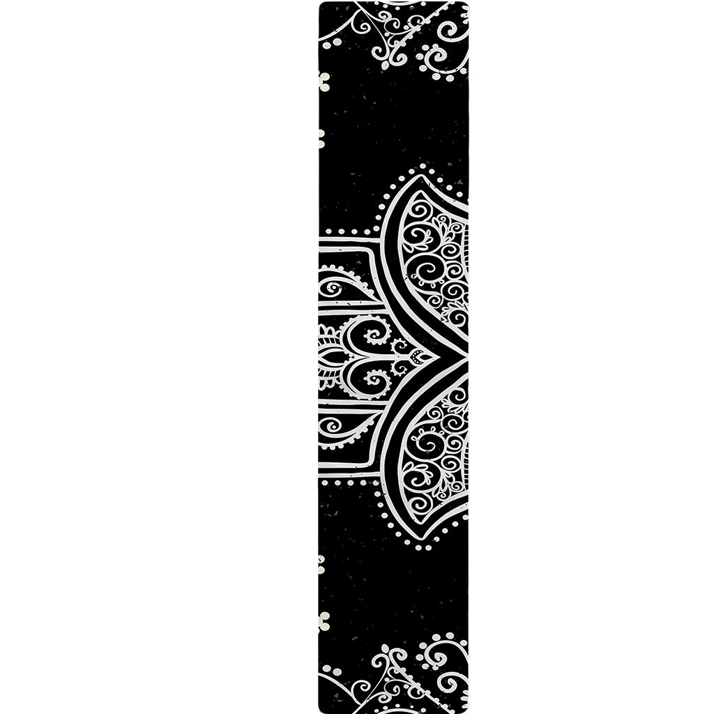 Black And White Hamsa Print Table Runner