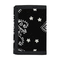 Black And White Hamsa Print Trifold Wallet