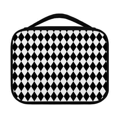 Black And White Harlequin Pattern Print Classic Bible Case