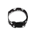 Black And White Heart Pattern Print Dog Collar
