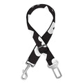 Black And White Heart Pattern Print Dog Seat Belt