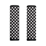 Black And White Heart Pattern Print Handle Covers