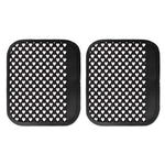 Black And White Heart Pattern Print Handle Covers