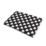 Black And White Heart Pattern Print Pet Cooling Mat Cover