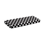Black And White Heart Pattern Print Piano Keyboard Cover