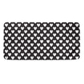 Black And White Heart Pattern Print Towel