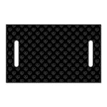 Black And White Heartbeat Pattern Print Golf Cart Seat Cover