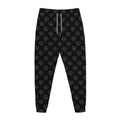 Black And White Heartbeat Pattern Print Jogger Pants