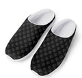 Black And White Heartbeat Pattern Print Mesh Casual Shoes