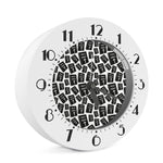 Black And White Holy Bible Pattern Print Alarm Clock