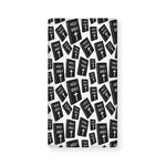 Black And White Holy Bible Pattern Print Baby Crib Sheet