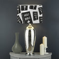 Black And White Holy Bible Pattern Print Drum Lamp Shade