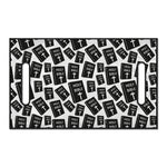 Black And White Holy Bible Pattern Print Golf Cart Seat Cover