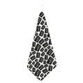 Black And White Holy Bible Pattern Print Hand Towel