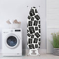 Black And White Holy Bible Pattern Print Ironing Board Cover