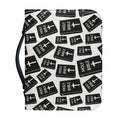 Black And White Holy Bible Pattern Print Leather Bible Cover