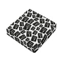 Black And White Holy Bible Pattern Print Outdoor Seat Cushion Cover