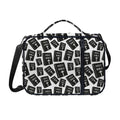 Black And White Holy Bible Pattern Print Shoulder Strap Bible Bag