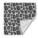 Black And White Holy Bible Pattern Print Silk Bandana