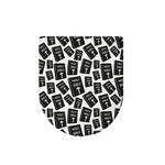 Black And White Holy Bible Pattern Print Toilet Lid Cover
